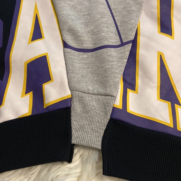 Los Angeles Lakers Women's Sweater - Gray and Black and purple size L brand new - Picture 7 of 12